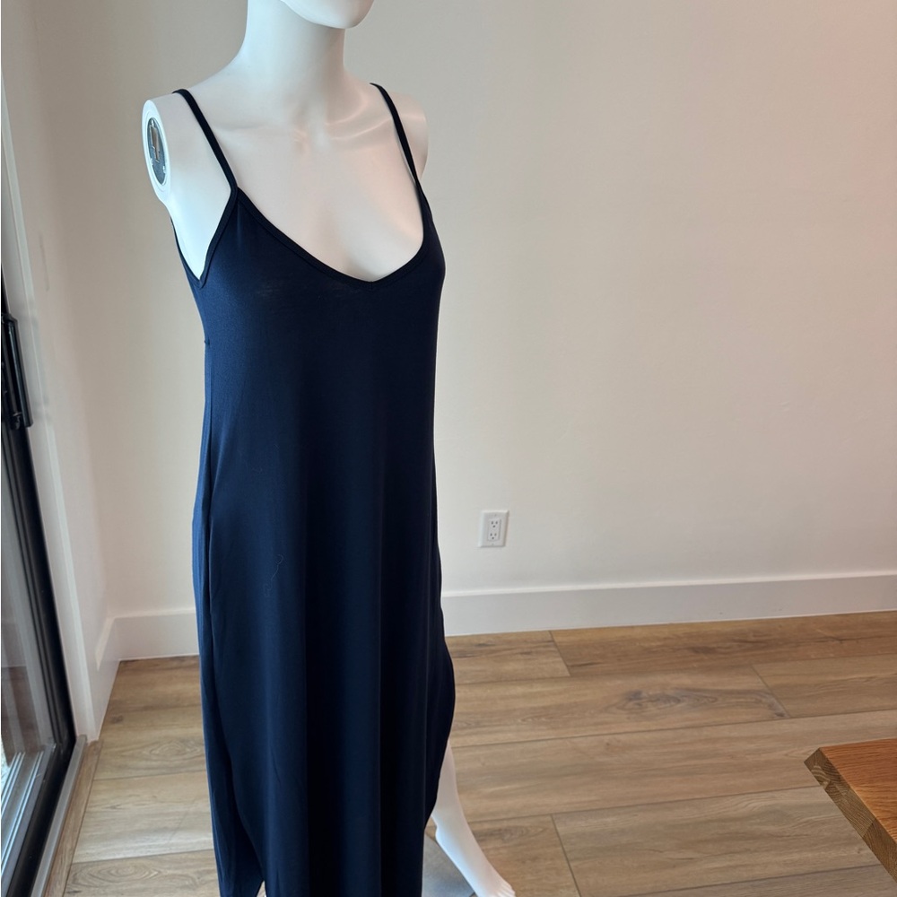 Navy Blue Slip Dress